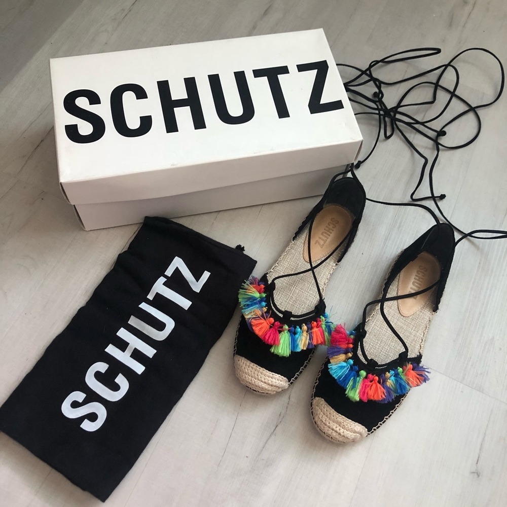 SCHUTZ ❤️‍🔥 TASSEL ESPADRILLES NWT SIZE 5